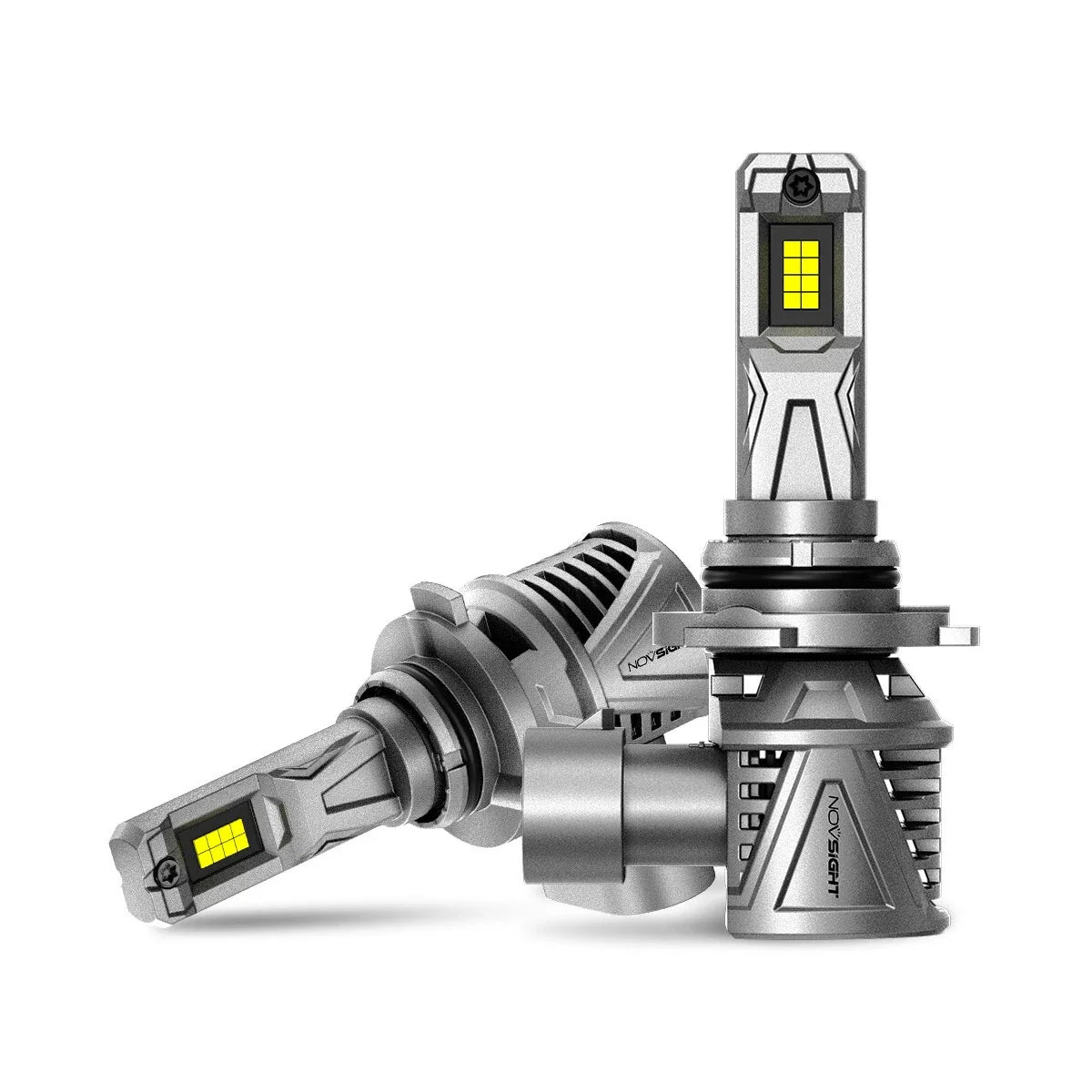Set of 4 LED Headlight Bulbs 9005 9006 H4 H11 for Hi/Lo Beam
