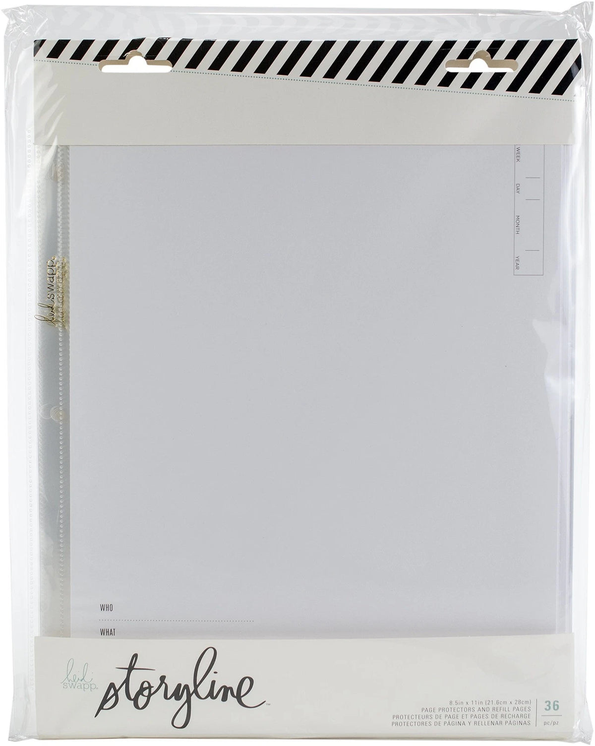 36-Piece Refill Pack for Heidi Swapp Storyline (8.5 x 11) Multicolor