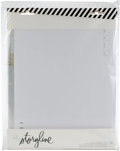 36-Piece Refill Pack for Heidi Swapp Storyline (8.5 x 11) Multicolor