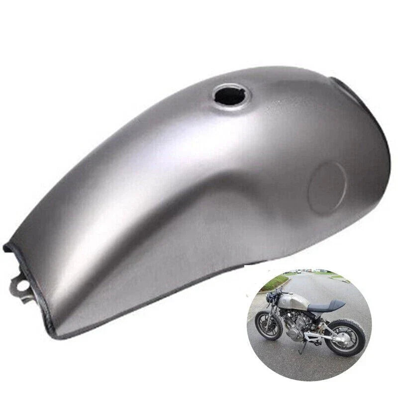 2.6 Gallon Unpainted Gas Fuel Tank for Motorcycle Cafe Racer