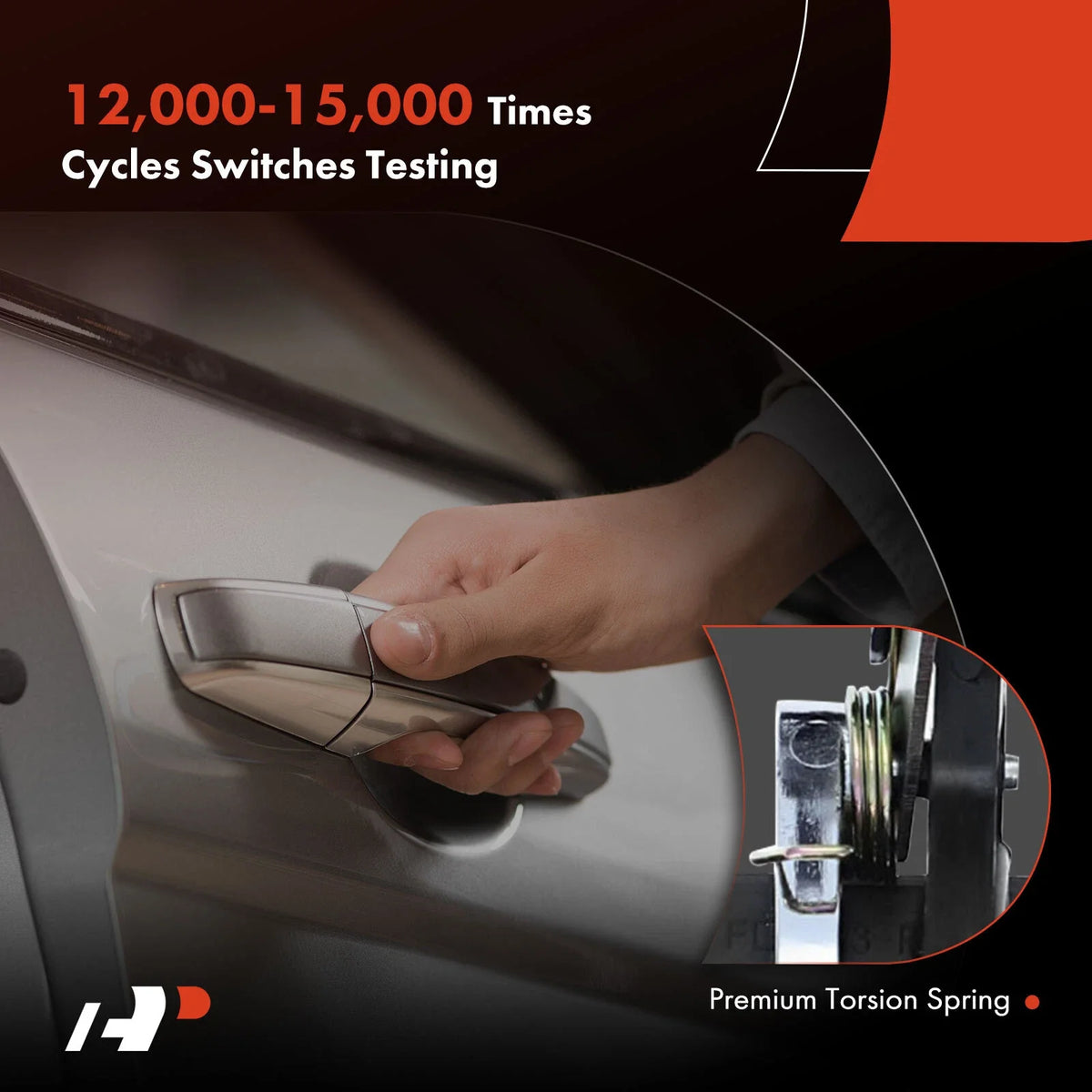 2X Rear Exterior Door Handle for Ford Crown Victoria Mercury Marauder (1992–2011)