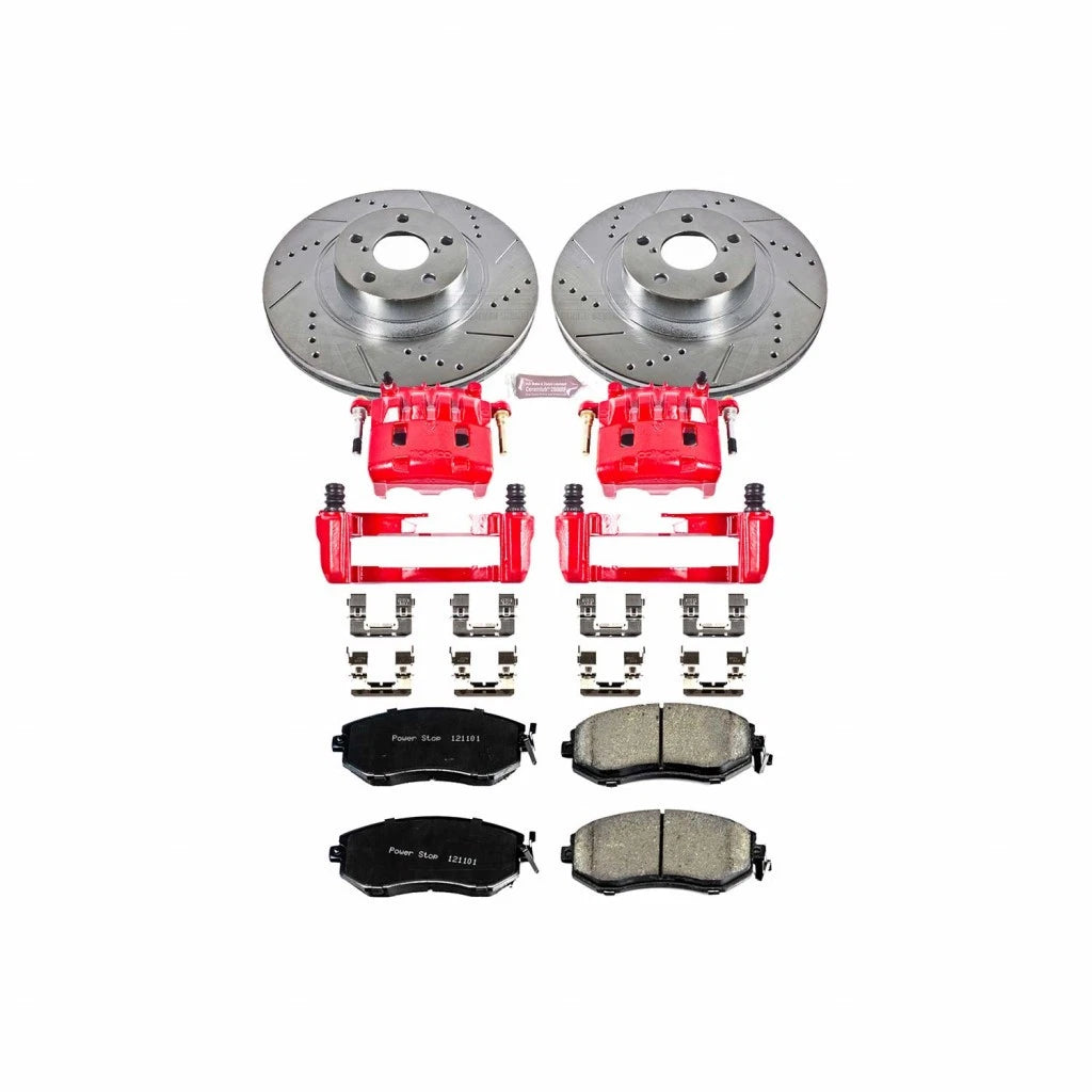 Power Stop Brake Kit for Subaru Crosstrek (2016–2017) TLX-psbKC6082-CL360A70