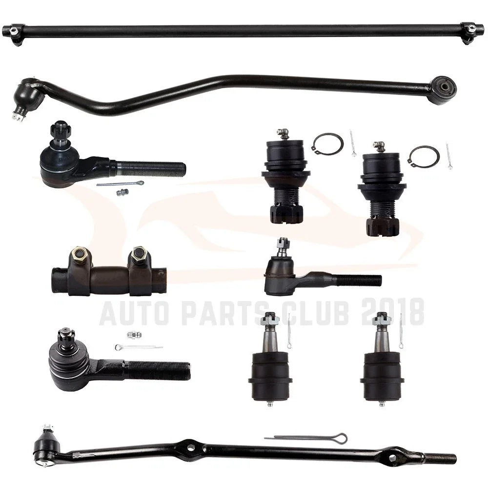 11PCS Front Tie Rods Ball Joints Adjusting Sleeves for Jeep Grand Cherokee