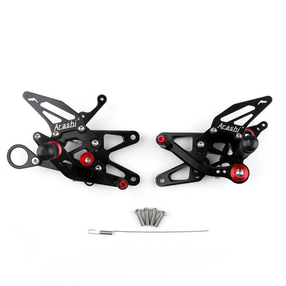Rearsets Footpegs Pedals for BMW S 1000 RR (2010–2014) Black T9