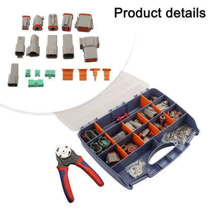 338PC Electrical Connectors Set with Crimping Tool for Automotive
