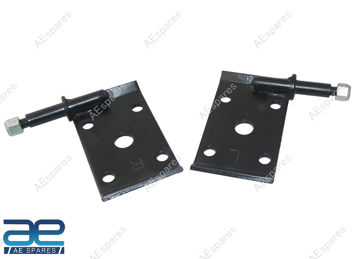 Set of 2 Front Spring Shock Plates for Jeep CJ6 (1972–1975) 5353990 5353991