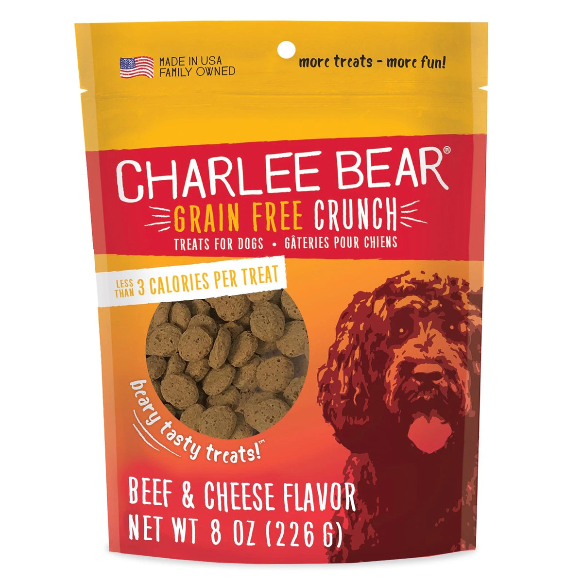 Charlee Bear Crunch Grain Free Dog Treats for Dogs (Pack of 1)