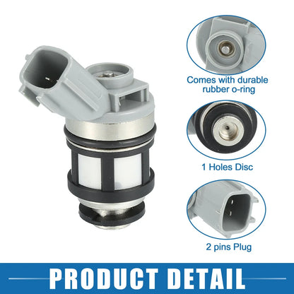 Set of 4 Fuel Injectors No.16600-1S700 for Nissan Frontier (1998–2004)