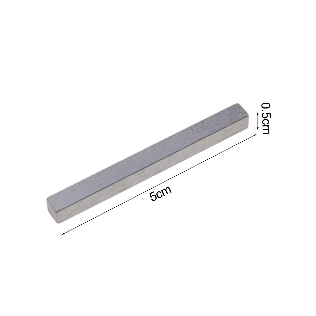 Set of 2 Rear Axle Square Key Replacement for Lawn Tractor