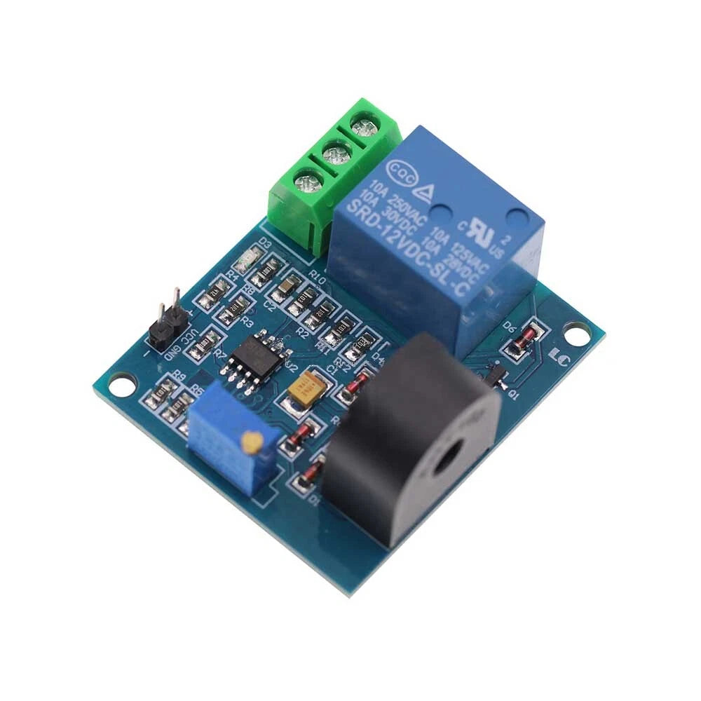 6X 12V Relay AC Current Detection Sensor Module Over Current Protection 5A