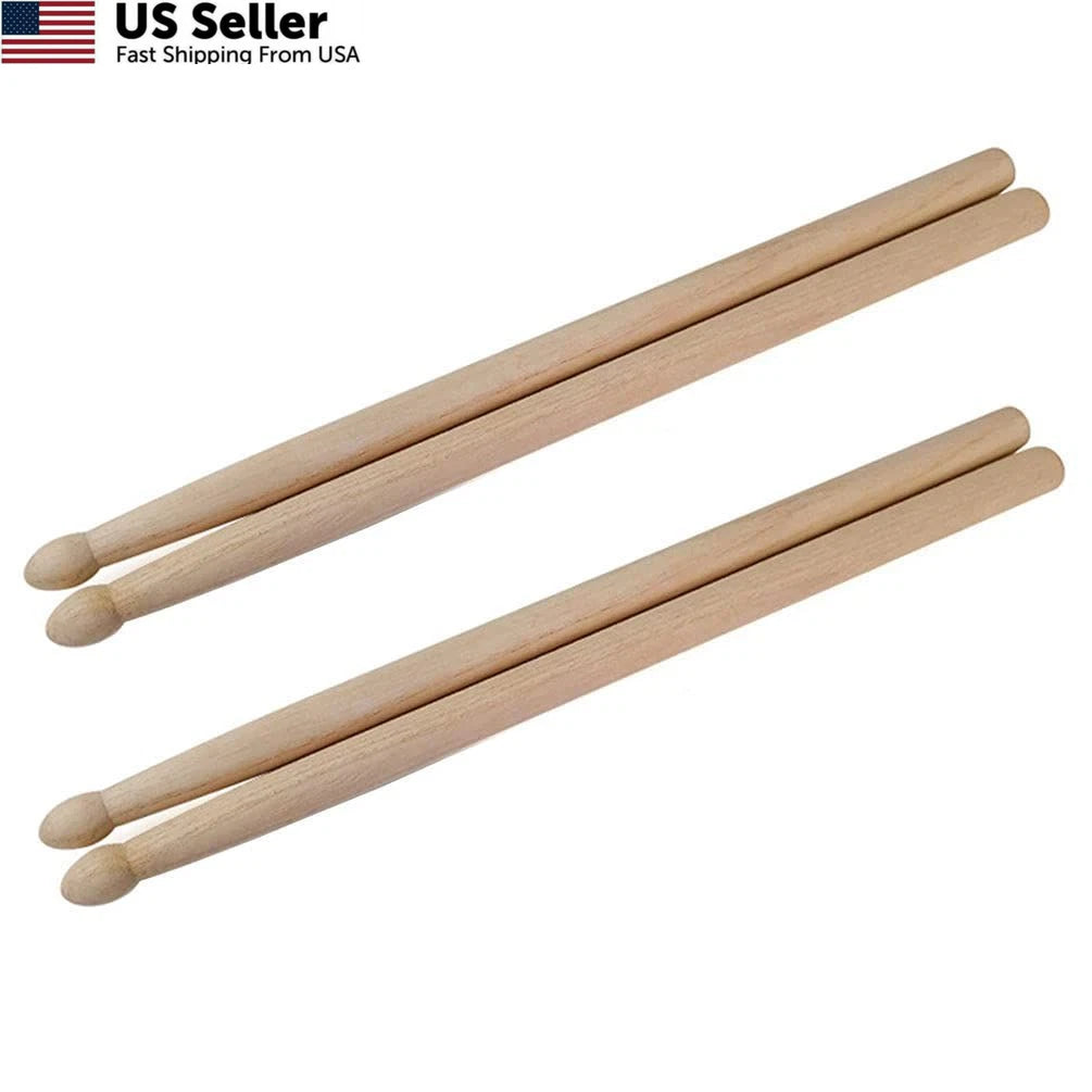 2X Maple Wood Drumsticks for Percussion Instruments