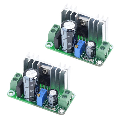 2X LM317 DC-DC Adjustable Linear Regulator Step Down Converter Module