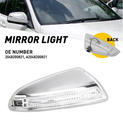 Passenger Mirror Turn Signal Light for Mercedes C250 C300 C350 C63 (2008–2015)
