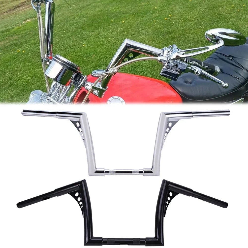10" Rise Ape Hanger Handlebar 1 1/4" for Harley Sportster FXST Softail