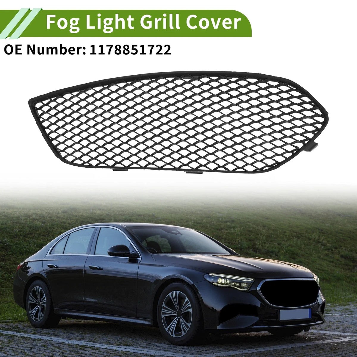 1 Pc Fog Light Grill for Mercedes Benz CLA250 (2014–2016) No. 1178851722