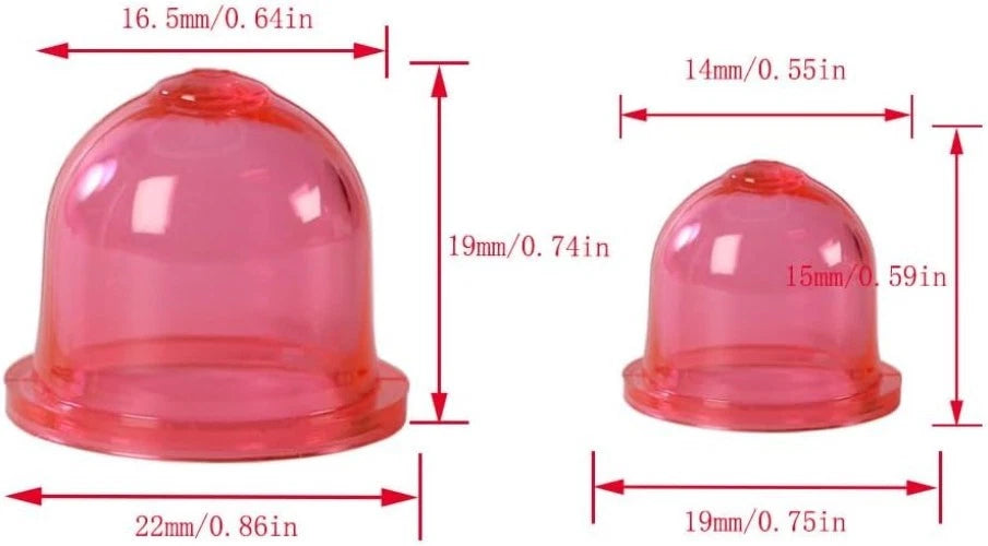 Primer Bulb Replacement for Small Engine Trimmers & Blowers (188-12-1)