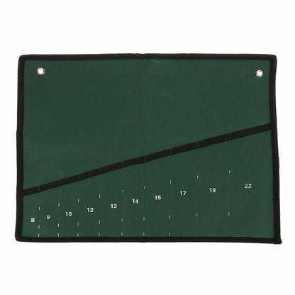 8 Pocket Canvas Roll Up Wrench Organizer Bag for Automotive Tools