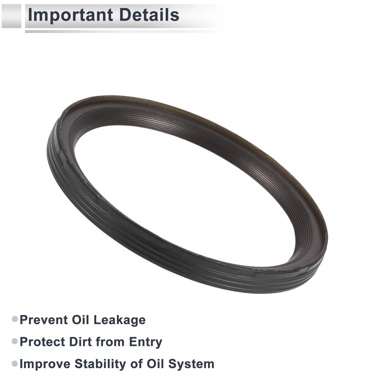 Rear Crankshaft Oil Seal for Chevrolet Impala (1999–2009) No.12602972 NBR Rubber