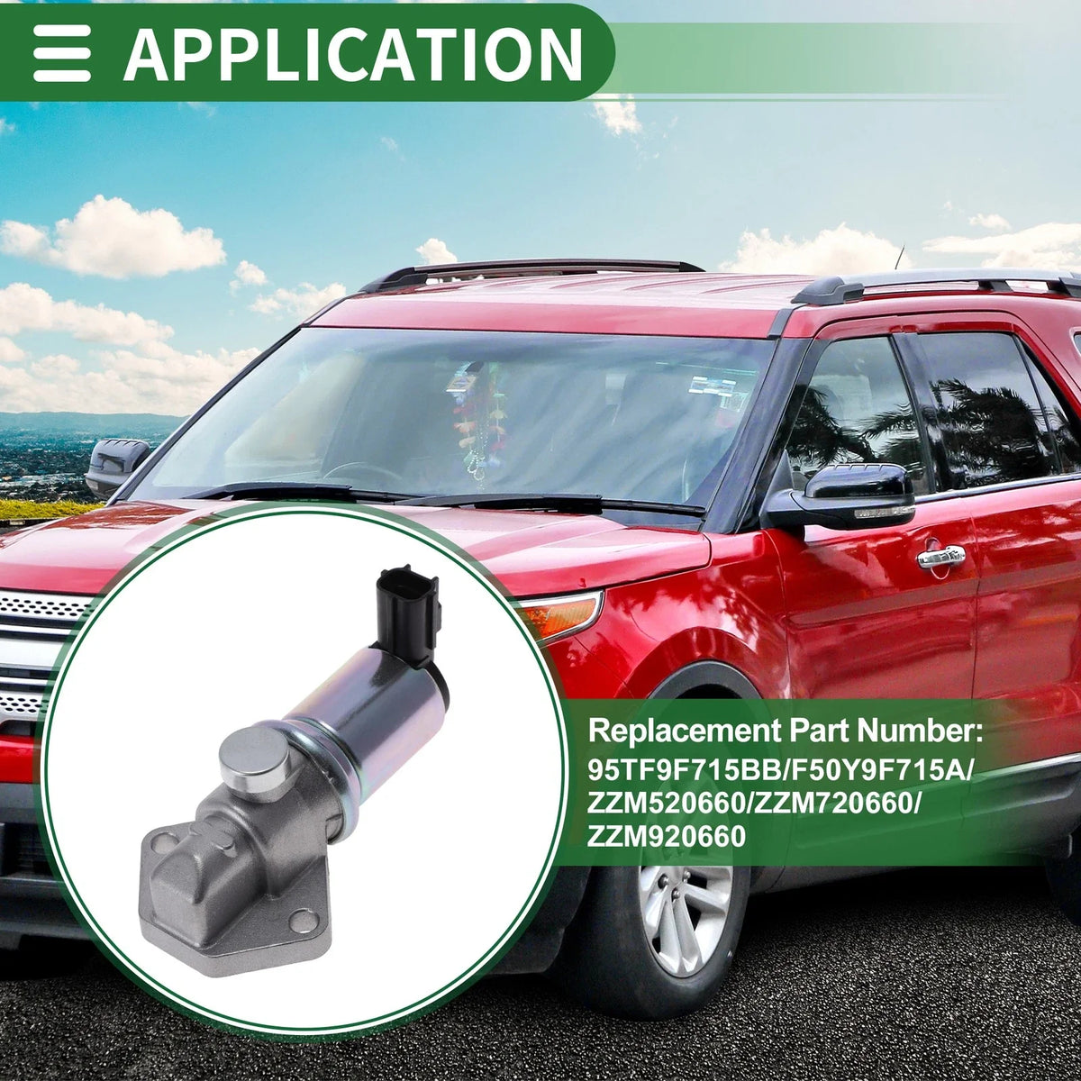 Idle Air Control Valve for Ford Aerostar V6 4.0L (1996–1997) No. 95TF9F715BB