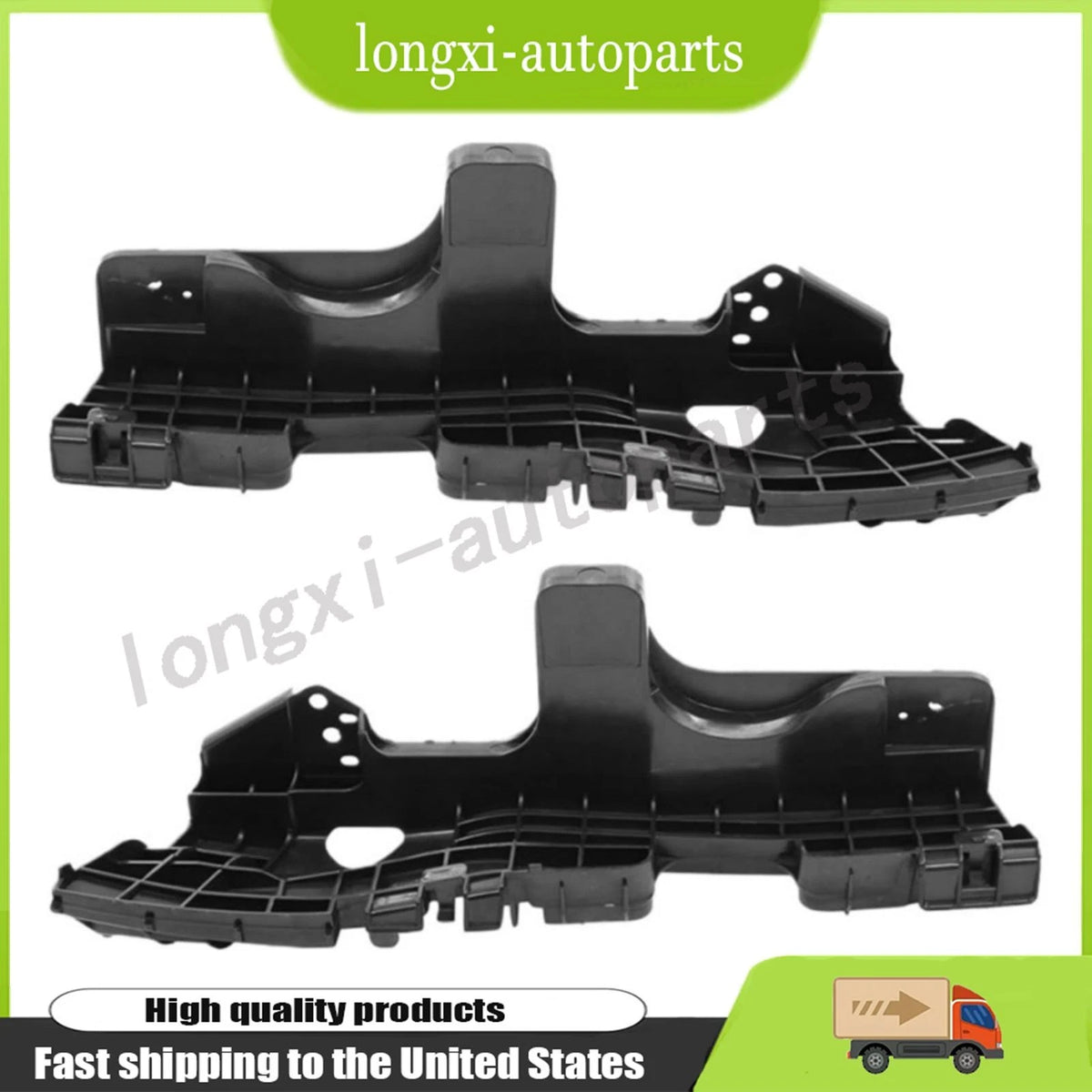 2X Front Bumper Support Bracket Retainer for Lexus IS250 (2011–2015) 52115-53070, 52116-53070