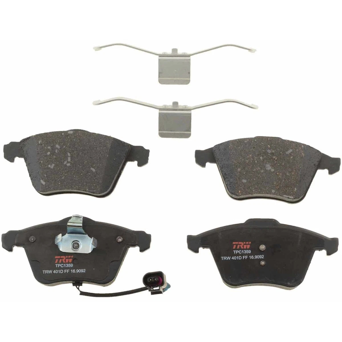 2X Brake Pad Set for VW Audi TTS Quattro Golf R TT (2008–2015) TXH1359, 8J0698151F