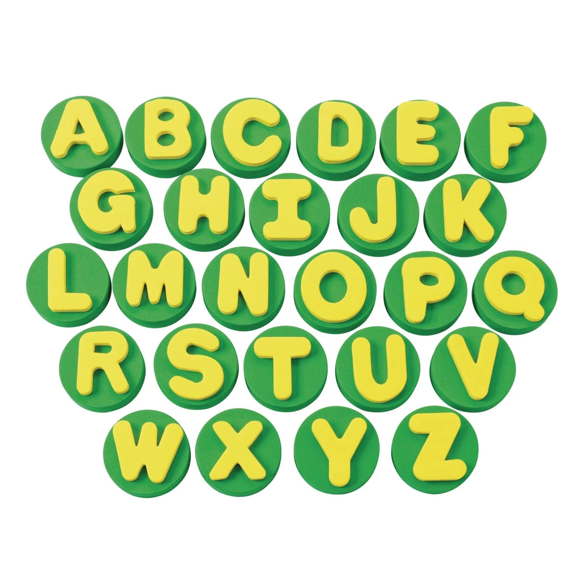 Set of 4 Uppercase Alphabet Stampers for Crafting (2.95 inches)