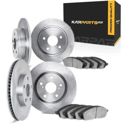 Set of 4 Rotors for Volkswagen Golf (1999–2007) ALX-PAU-DF-6614-10402-CLA2