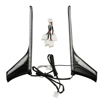 2X Rear Vertical LED Light Strips for Honda Goldwing GL1800 (2012–2017) F6B (2013–2017)