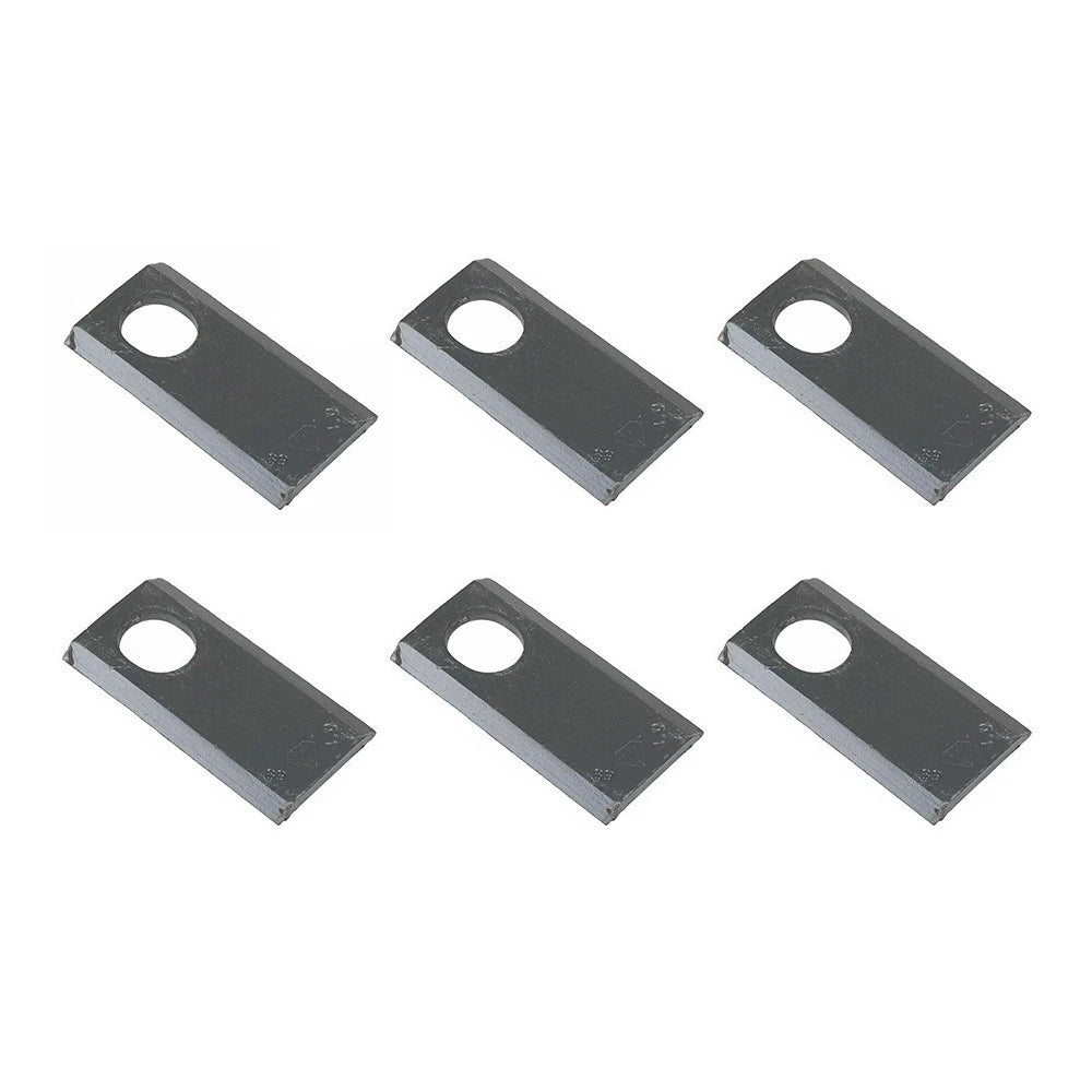 Set of 6 LH Disc Mower Blades for Krone 240 241 281 (3.701" / 94mm)