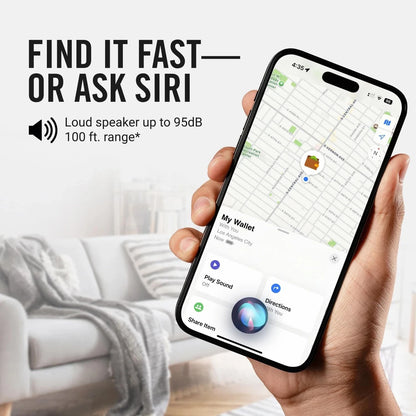 Ridge Wallet Tracker Card for Apple Find My (Compatible, Slim)