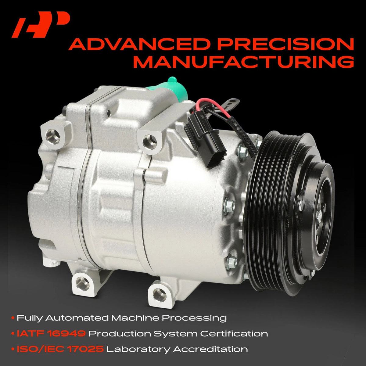 A/C Compressor with Clutch for Kia Sorento (2019–2020) 141717NC, 977001C6400, 97701C6400R