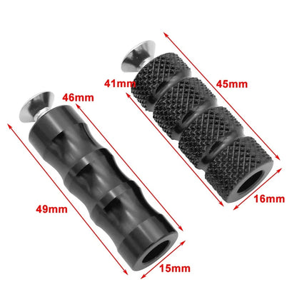 M6 6mm Foot Peg Gear Shift Brake Lever Toe Peg Pedal for Universal Motorcycle