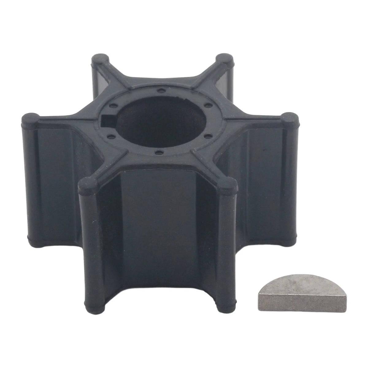 Water Pump Impeller w/Key for Suzuki Outboard 9.9 15 HP (1990–2023) 17461-93901 17461-939L0