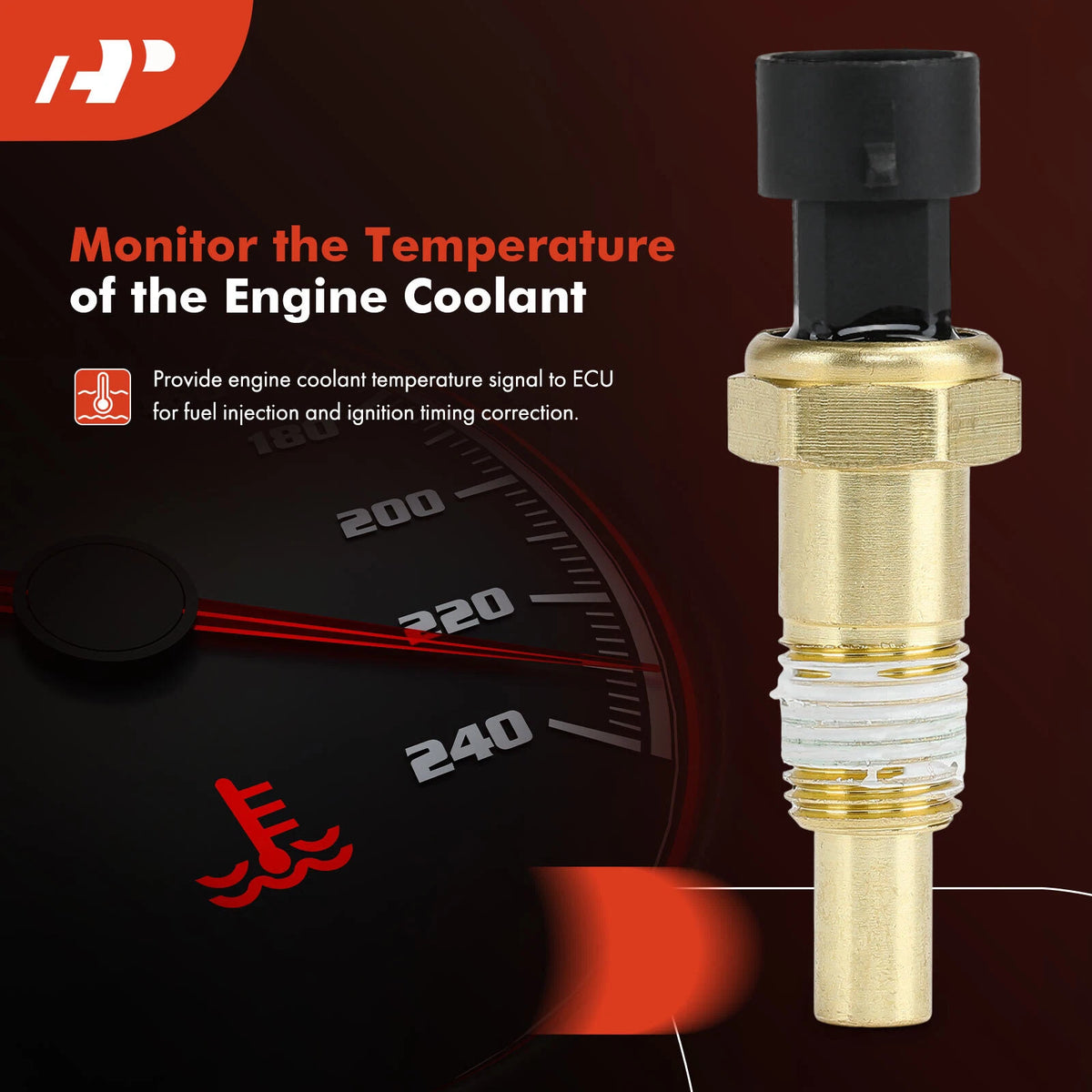 Engine Oil Temperature Switch for Chevrolet Corvette (1990–1996) 10096136, TS437