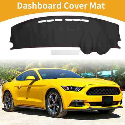 Dashboard Cover for Mitsubishi Outlander Airtrek (2001–2006) Black Red Anti-Slip