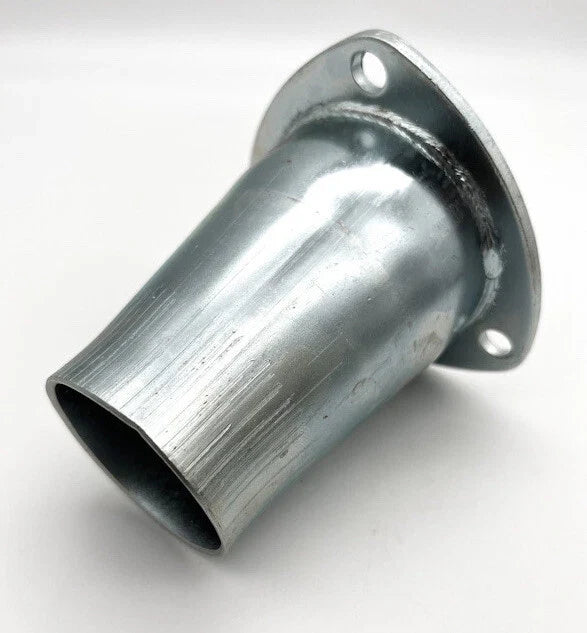 Exhaust Header Reducer 3" to 2-1/4" Steel Welded Collector for Universal Fit (Universal)