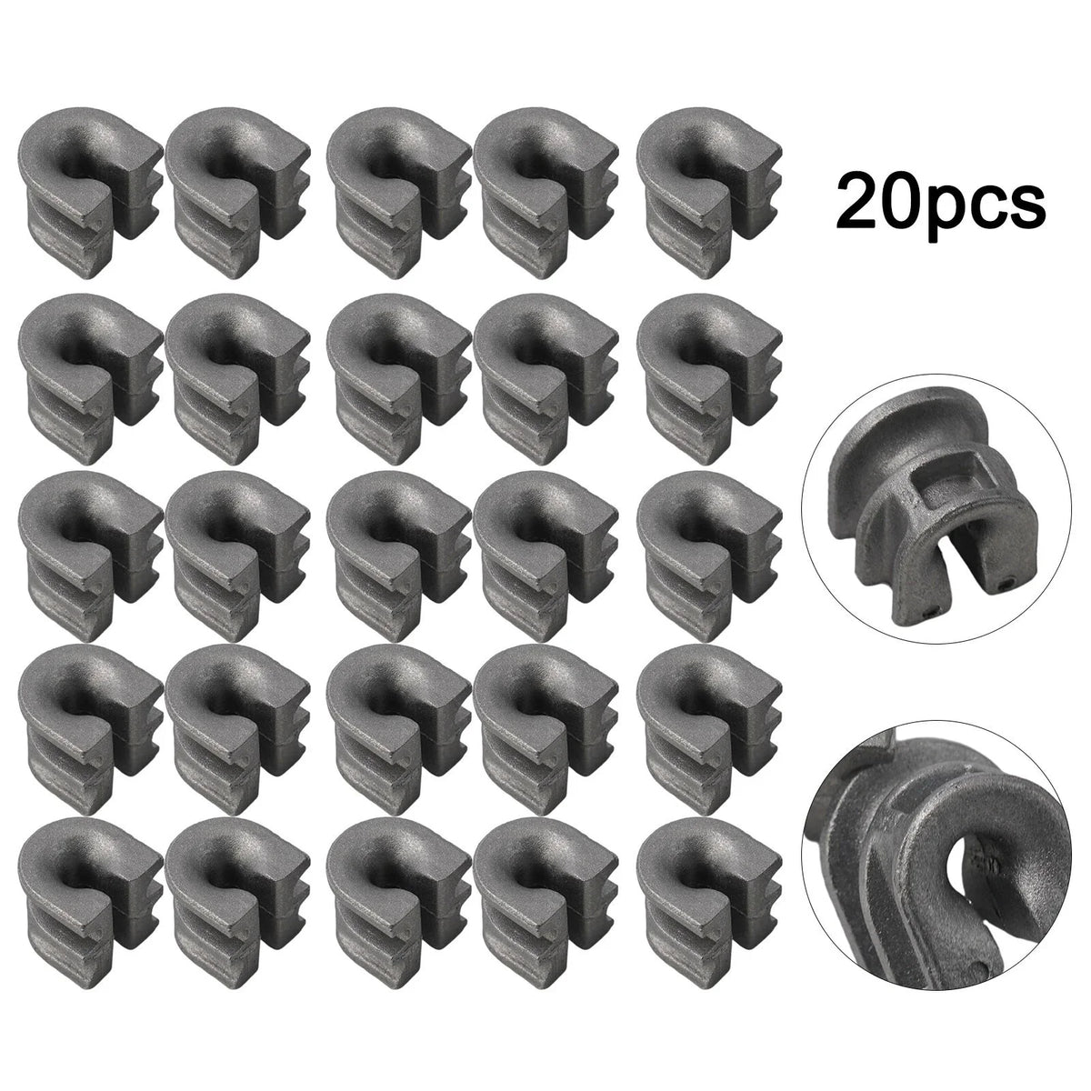 20-Piece Eyelet Sleeves for Automatic Cutting and Trimming Head