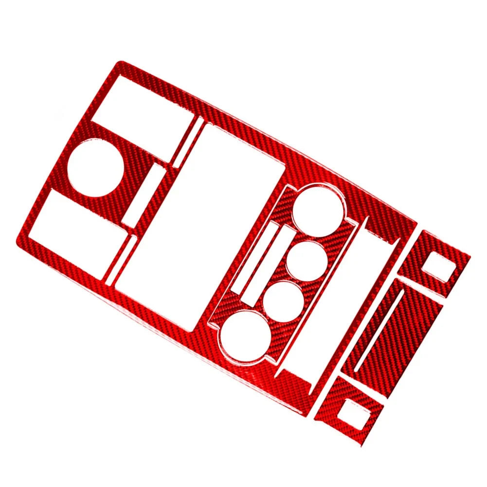 Center Console Climate Control CD Panel Cover Trim for Chrysler 300 (2008–2010) RED