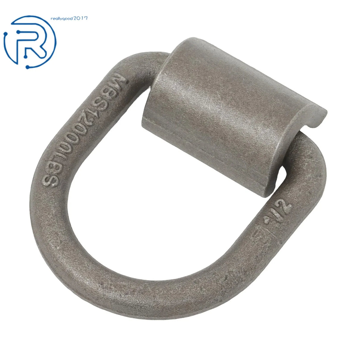 6 Pack Weld-On Forged D Ring 1/2" 12000 LBS for Heavy Duty Applications