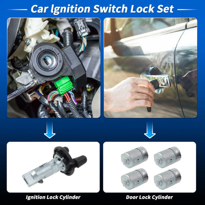 Ignition Lock Cylinder and Door Lock for Chevrolet Express Van (No. 704600/706591)