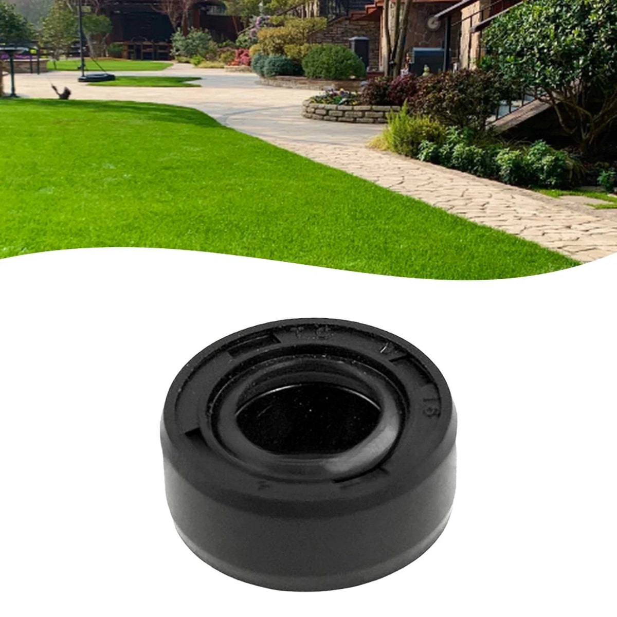 Rubber Oil Seal 8x22x7mm Dual Lips for Chainsaw Lawn Mower (Garden Equipment)