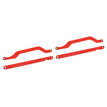 Red High Clearance Rear Radius Arms for Polaris RZR XP 1000 (2017–2023)