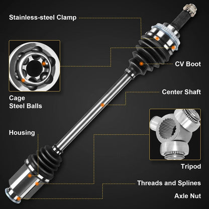 Front Left CV Axle Assembly for Dodge Intrepid (1993–1995)