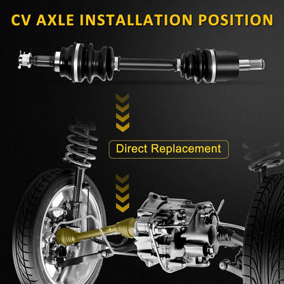 2Pcs CV Axle Front Left for Honda Foreman Rubicon 500 (2008–2009)