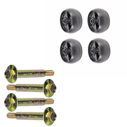 Set of 4 Deck Wheel Bolts Locknuts for MTD