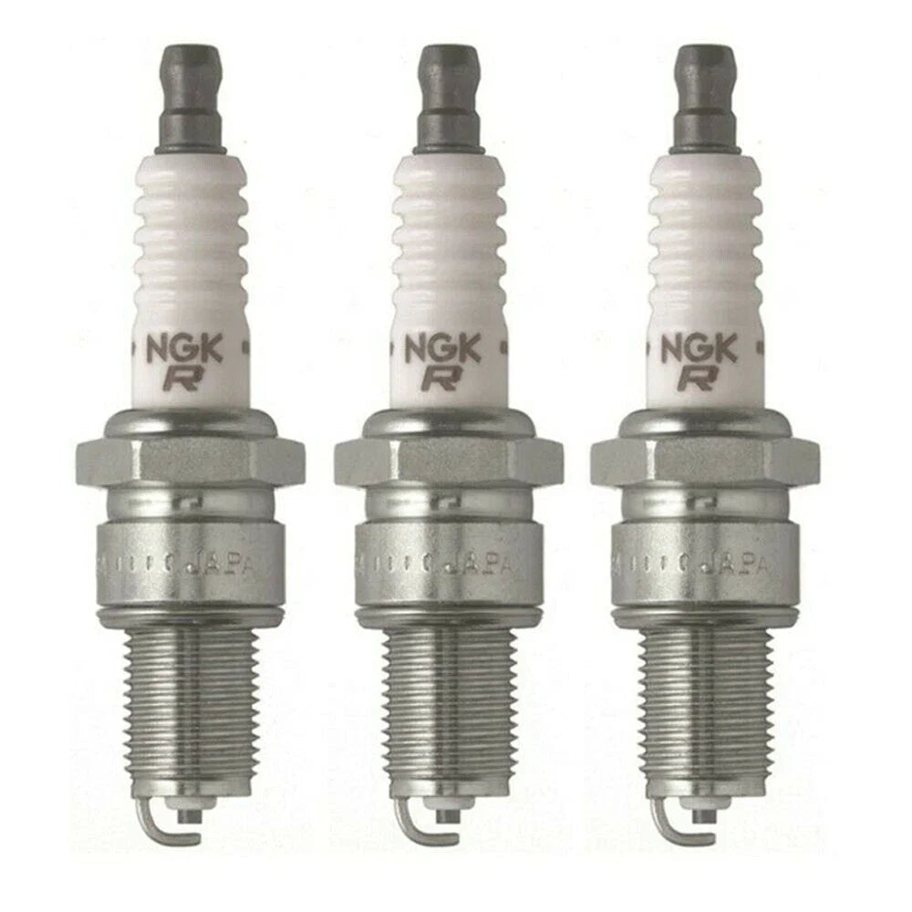 Set of 3 NGK Solid Tip Spark Plugs for Dodge Chrysler Chevrolet GMC Plymouth
