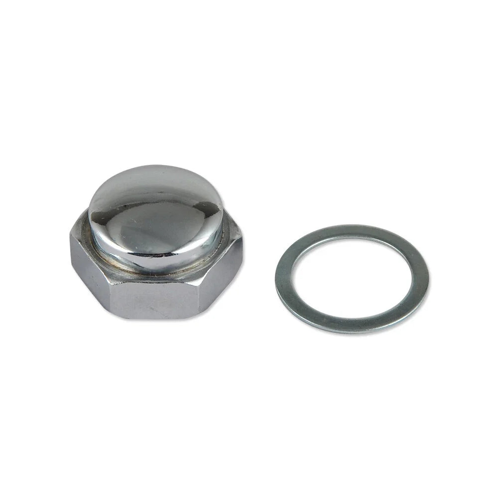 Head Stem Nut w/ Washer for Honda Z50 ST70 CT70 SL70 XL70 ATC70 (1968–1999)