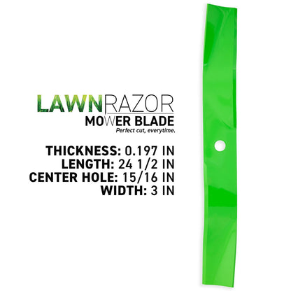 3X High Lift Blades for Exmark Lazer Z E S X Series (103-6383, 103-6383-S)