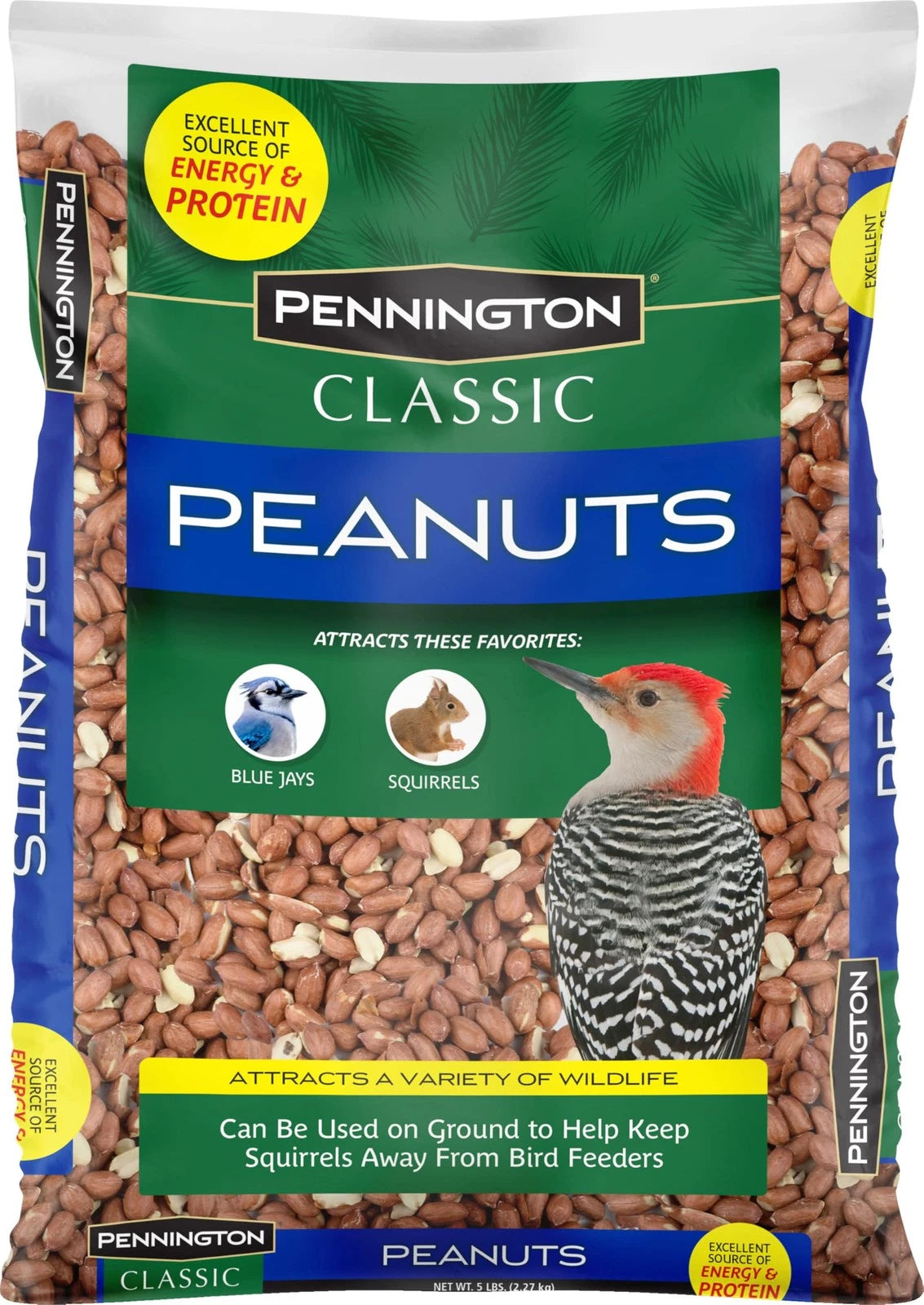 5 Pounds Pennington Classic Shelled Peanuts (Pack of 1)