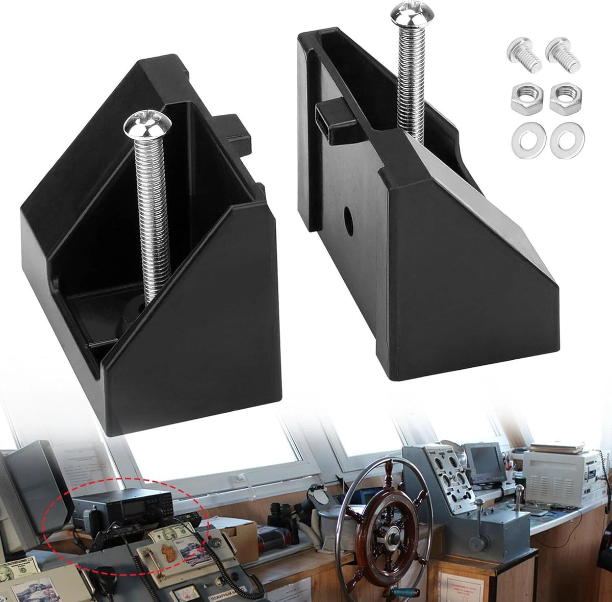 Flush Mount for Standard Horizon MMB-84 for Quantum Eclipse